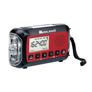 Midland ER40 Emergency Crank Weather Alert Radio w/ Flashlight